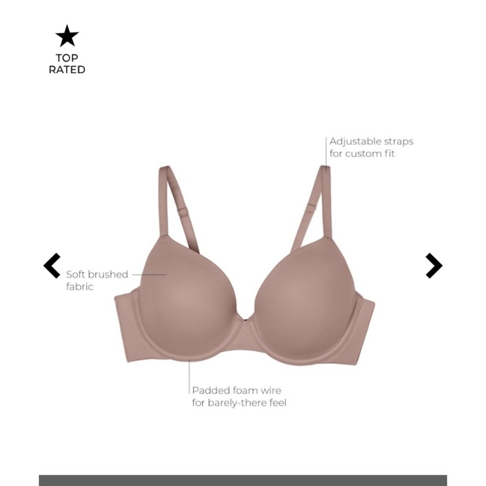 NEW Soma Enbliss Full Coverage Bra in Adobe Rose.